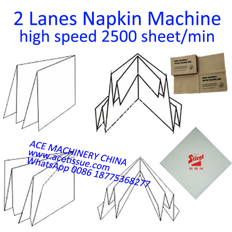 high speed napkin machine