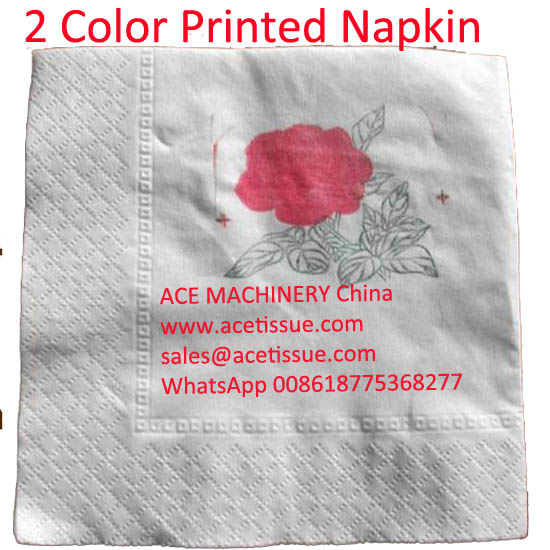 máquina de servilletas con impresión